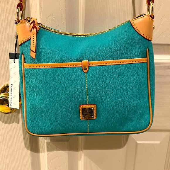 Dooney & Bourke Handbags - BNWT Dooney & Bourke Kimberly in Sea Foam pebble leather with Dust bag cover